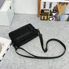 Lightweight solid color messenger bag sports cycling small square bag outdoor commuting shoulder bag daily portable card bag mobile phone bag