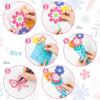 6/12Pcs Flower Bouquet Craft Kit Teacher Appreciation Week Mother's Day Flower Birthday Cards DIY Sister First Greeting Cards