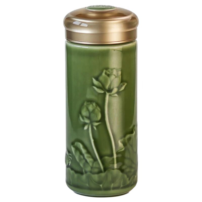 Gan Tang Xuan Huoci Harmonious Double-Layer Portable Tea Cup