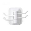 3pcs Multi Purpose Rotary Hook Strong Adhesive Towel Rack Bathroom Wall Shelf