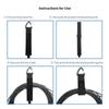 Heavy Duty Hook and Loop Tangle-Free Cord Strap Reusable Adjustable Wire Organizer for Camping Outdoor Power Cord Management