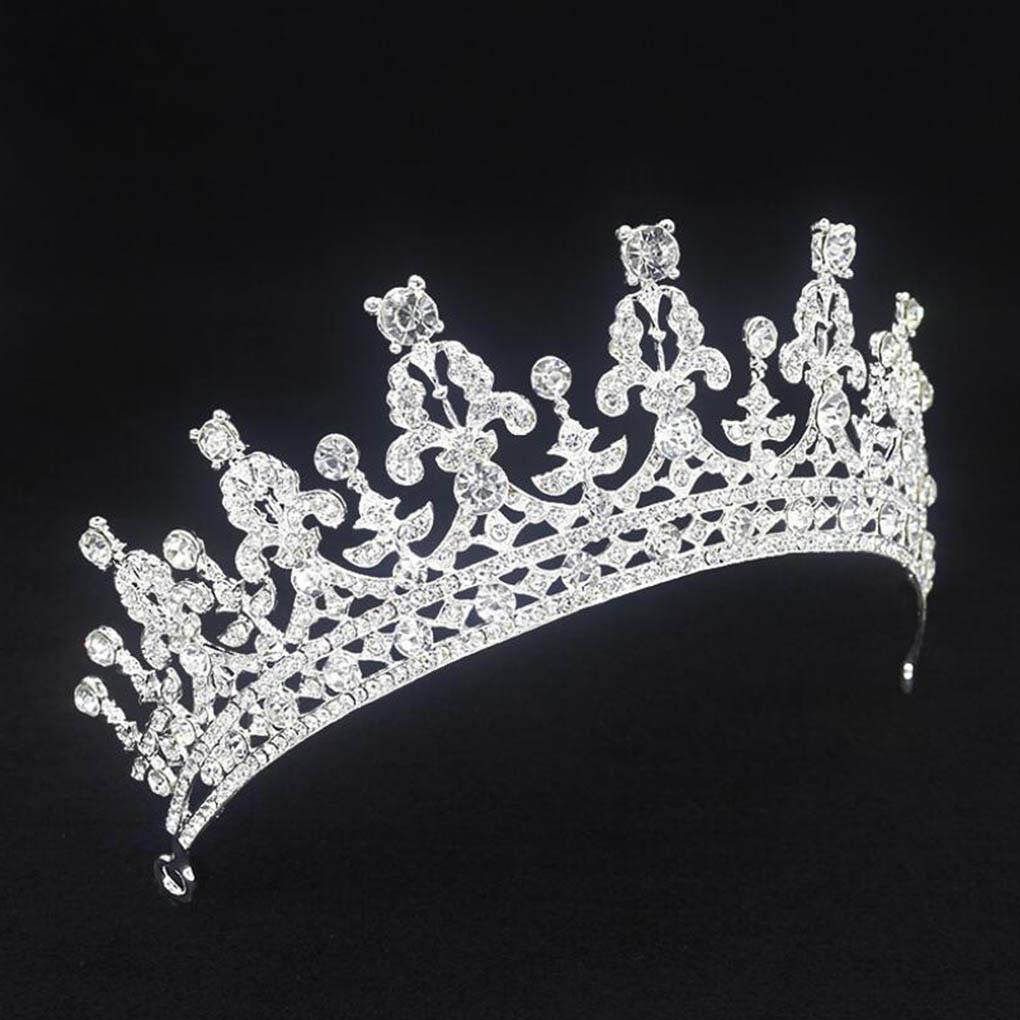 Braut Hochzeit Kopfschmuck Frauen Strass Legierung Stirnband Kopf Dekorativer Schmuck