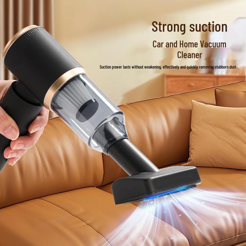 

Dual-Purpose Wireless Portable Car Vacuum Cleaner with Handheld Suction and Blower. сірий колір