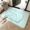 Soft Absorbent Non-Slip Rug Animal Polar Bear Floor Mat Home Decor Doormat Bedroom Floor Mat Shower Carpet
