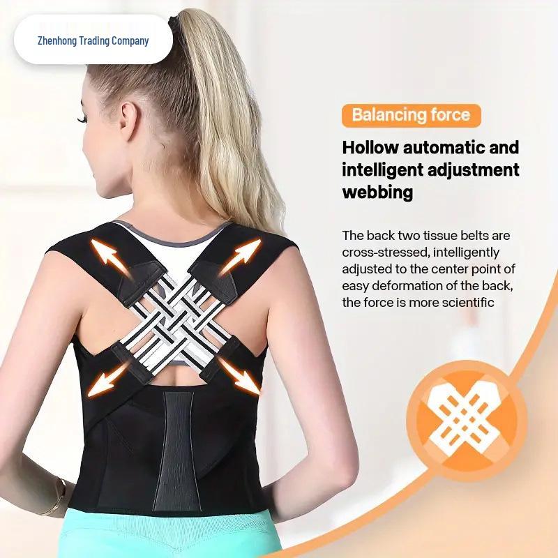 1.5mm Thick Open-Back Shoulder and Posture Correction Belt for Teens and Adults, Anti-Hump Design, In Stock