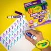 Crayola Marker 8 Classic Bold Product Number 587808 Water-Removable Pens, Colors, Tip, Authentic,