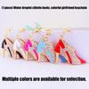 High Heel Shoe Key Holder Sparkling Keychain Portable Adorable Key Accessory Suitable for Backpacks Friendship Gifts