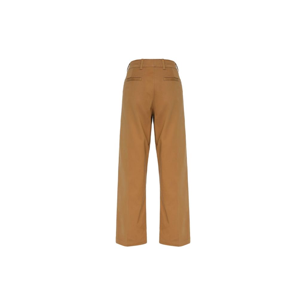 Nike Embroidered Logo Casual Loose Straight Pants Men Bottoms Malt-Brown FD0406-270