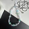 Summer Blue Green Starfish Bow Phone Lanyard With Pvc Beaded Diy Chain For All Ages