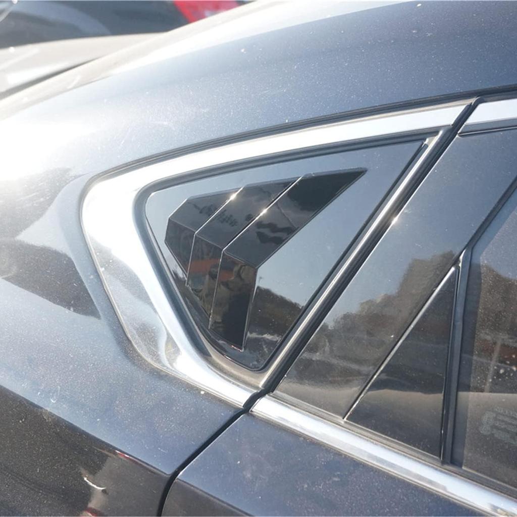 New 2pcs Racing Side Rear Quarter Window Louvers for Nissan Altima 2013-2018 (Carbon Fiber Style)