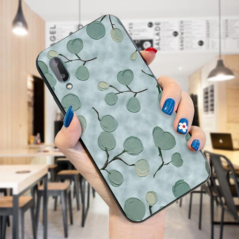 Girls Boys Watercolor Painting Mountain Flowers Pattern Case