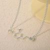 Promotional Personalized Necklaces, Fashion Chemical Bond Pendants, Alloy Niche Items