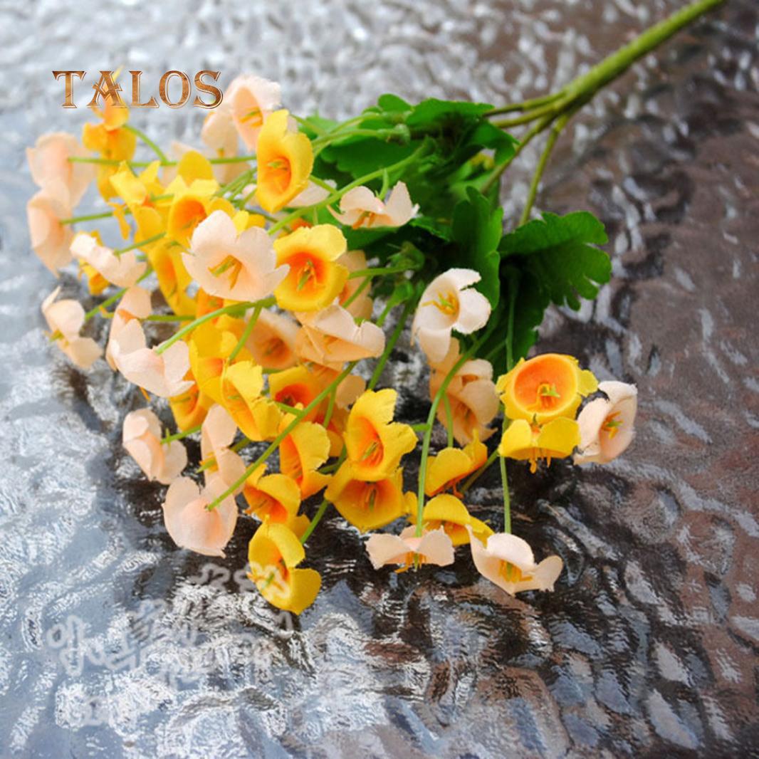 

Искусственные шёлковые цветы жёлтый