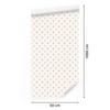 White and cream dots wallpaper, subtle detail for living room and bedroom 50x1000