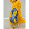 Women's Polo Collar Long Sleeve Single Breasted Solid Loose Maxi Shirt Dress Casual Vacation Cover Up