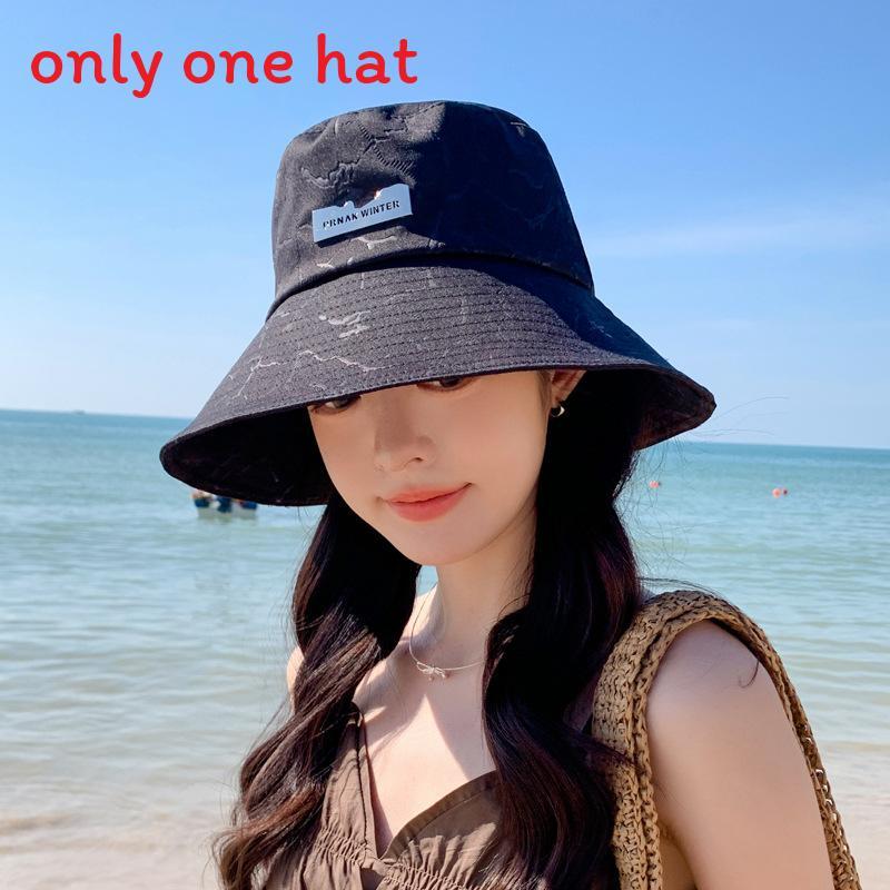 

Polyester Wide Brim Sun Hat For Women Outdoor Summer Sun Protection Casual Fashion Outdoor Gear чорний