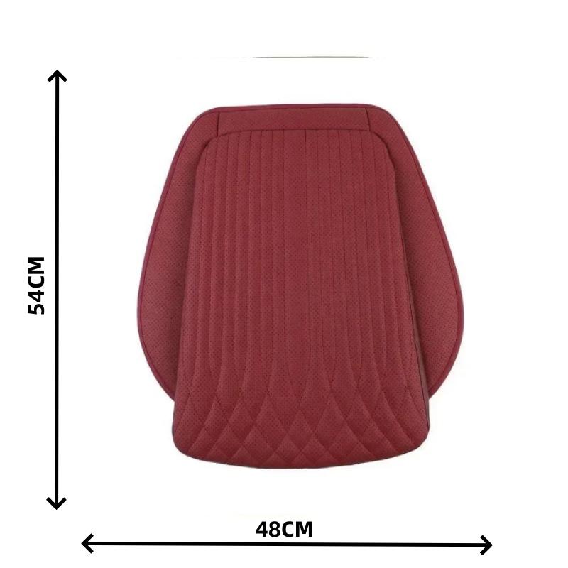 Atmungsaktives Autokissen Luxusleder Kommerzieller rutschfester Fahrzeugschwamm Hoher universeller Rückprallpolster-Stützbezug