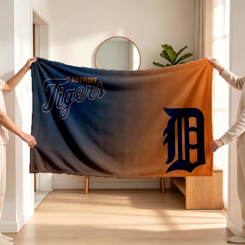 Tigres de Détroit (14) Couverture en flanelle un accent doux pour la chambre et le salon et un cadeau de maison douillet