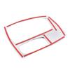 For BMW 7 Series G11 G12 2016 2017 2018   Car Carbon Texture Center Control Gear Shift Panel Frame Cover Protective Trim