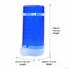 Automatic feeder and water dispenser, 800ml, for poultry & cats, pet feeder, transparent cyan/white,