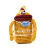 Handmade Crochet Ugly Cute Phone Bag, Funny Cartoon Knitted Crossbody Purse For Women, Mini Shoulder Phone Pouch