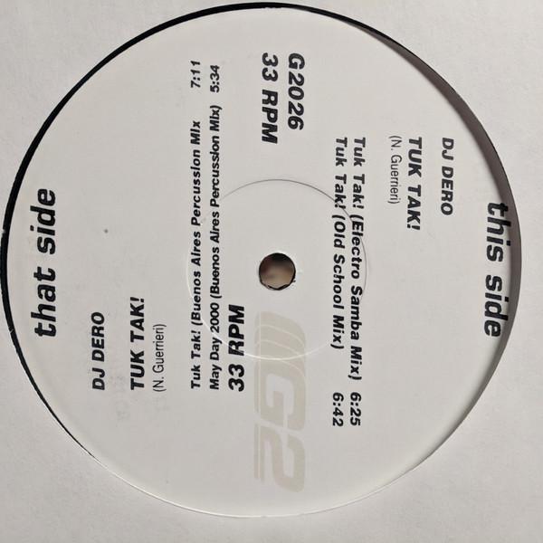12inch Record DJ DERO - Tuk Tak! G2026 G2 2001 US Dance & Electronica Used