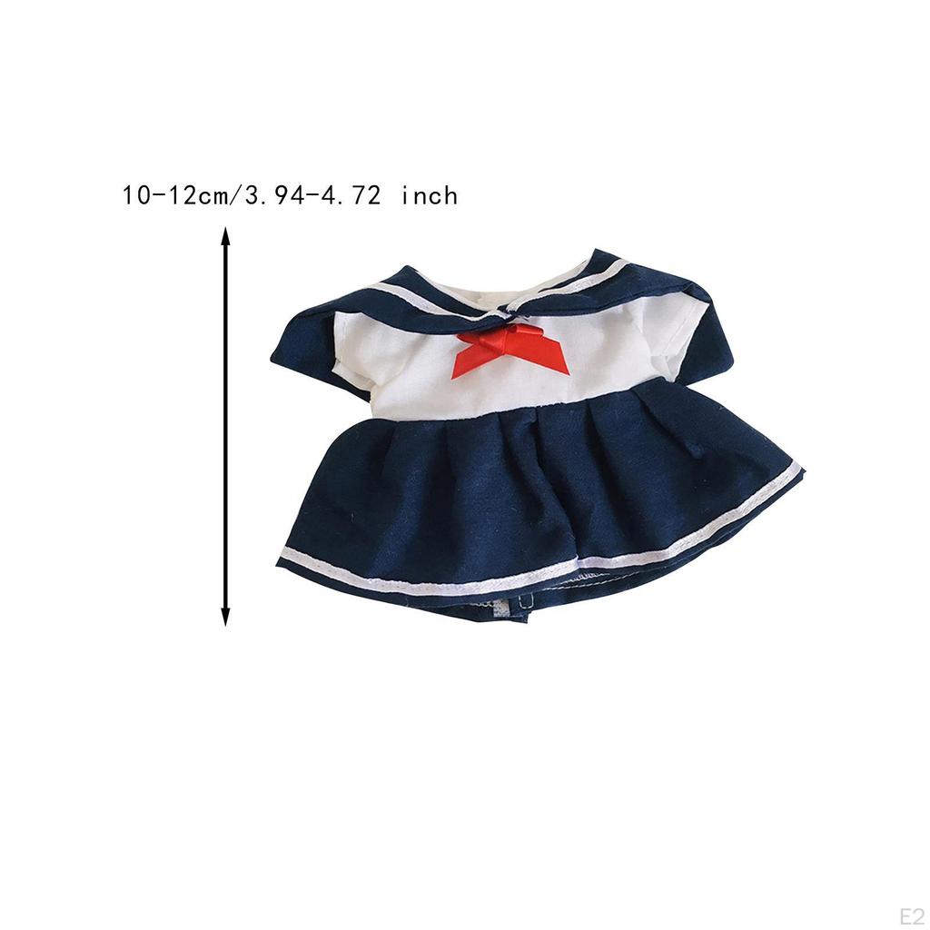 20cm Cute Doll Dress Costumes Flexibility DIY Toy Photo Props for Kids Fashion Imagination Soft