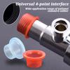 400Pcs Silicone Faucet Leak-proof Sealing Gasket Pipe Triangle Valve Washer Tap Hose Prevent Dripping   Leakage Plug Teflon Ta
