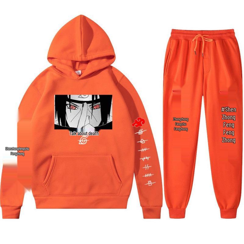 Naruto 2025 Uchiha Itachi Hoodie & Pants Set for Men & Women