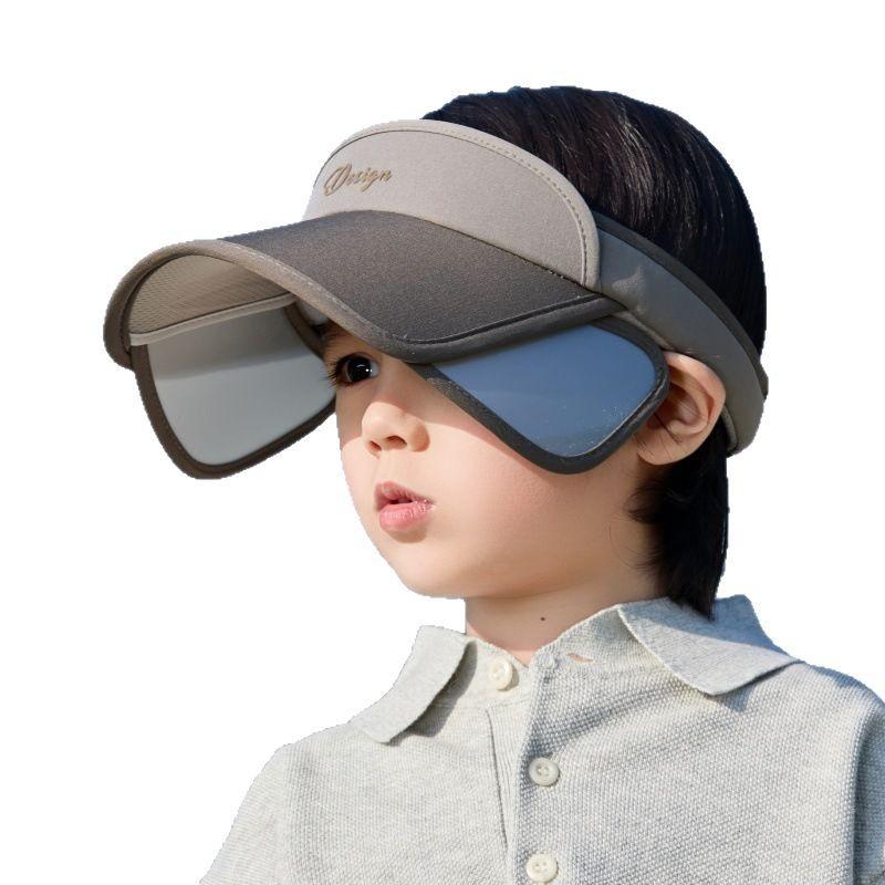Men'S And Women'S Empty Top Sunscreen Hats Retractable Empty Top Hats Sunshade Uv Protection Baby Hats Sun Hats