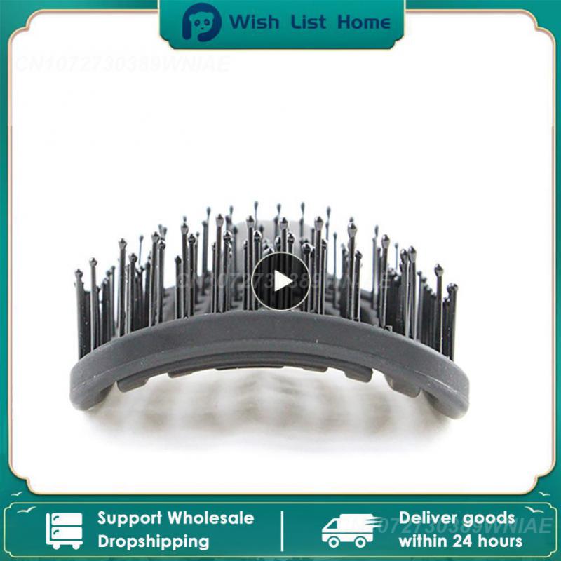 

Professional Vented Hair Brush Comb Anti-Static Scalp Massage Wet Hairs Combs Hairdressing Styling Tools for Salon Home Use чёрный