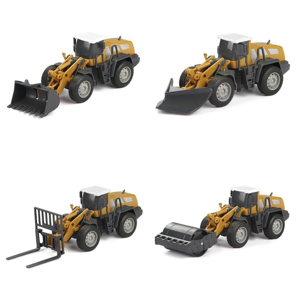 Large Engineering Vehicle Toy Set Combination Series Children Excavator Bulldozer Mixer Crane Boy Car