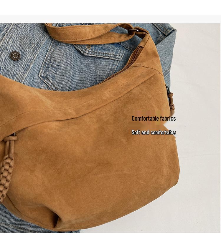 Autumn & Winter Korean Style Versatile Tote Bag - Trendy Large Capacity Dumpling Crossbody Shoulder Bag