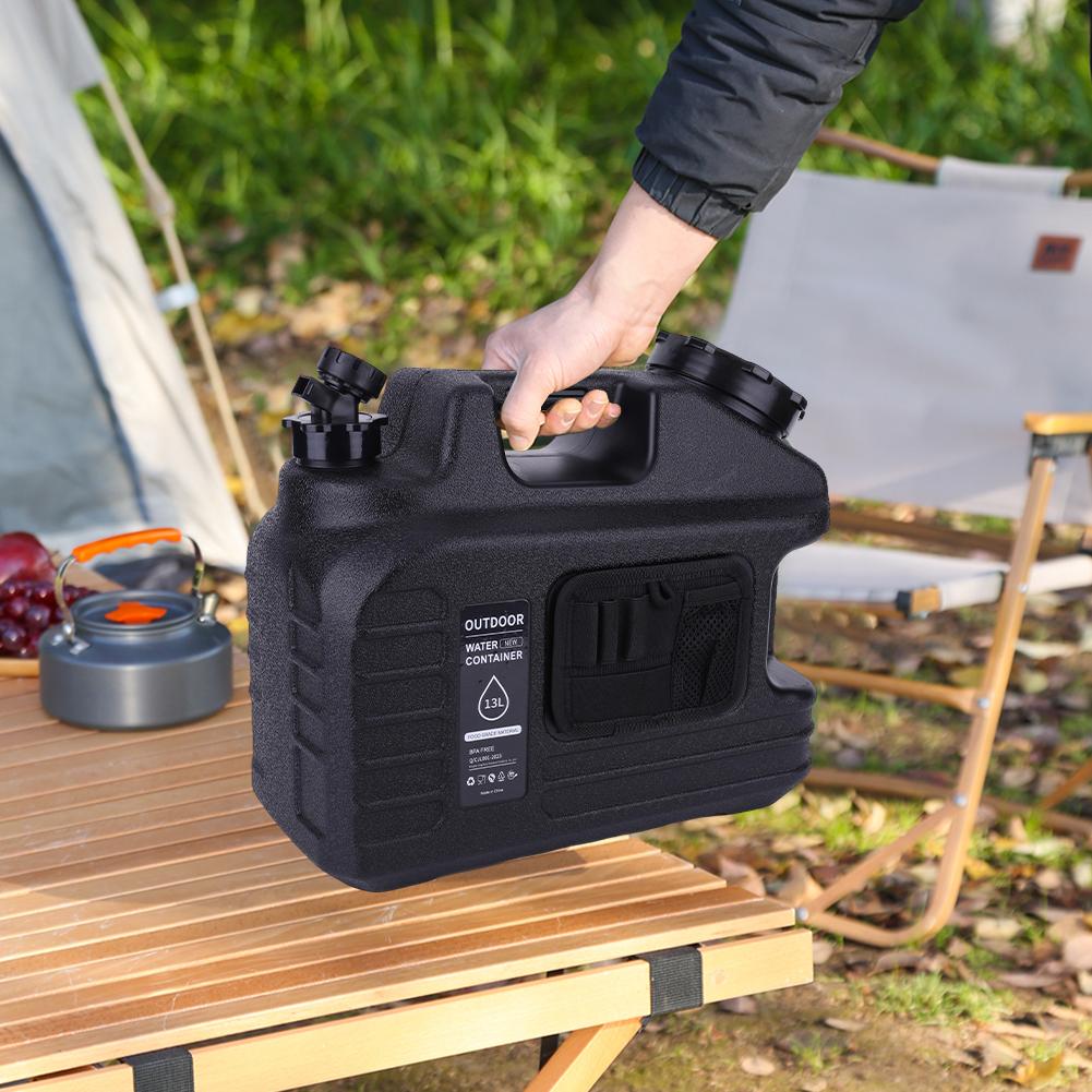 13L Camping Water Jug Removable Spigot Water Carrier Portable for Outdoor Hiking Camping Home Use