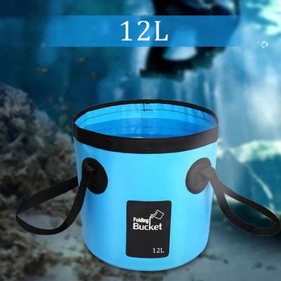 12L Multifunction Folding Bucket Bowl Sink Washing Bag Car Wash Bucket Portable Outdoor Travel Foldable Water Bucket