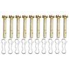 10er-Pack Scherbolzen 73804155 mit Splinten für Craftsman Schneefräsen Bereitstellung von Ersatzteilen für die Schneefräsenwartung