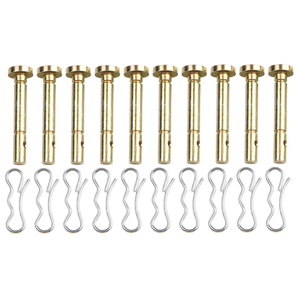 10er-Pack Scherbolzen 73804155 mit Splinten für Craftsman Schneefräsen Bereitstellung von Ersatzteilen für die Schneefräsenwartung