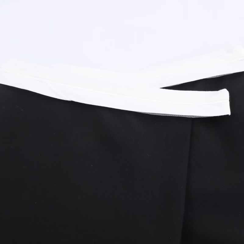 Araltay New Arrival Fashion Style Women's Clothing Fashion All-Match Minimalist Contrast Color Waist Double Breasted Culottes 1165223