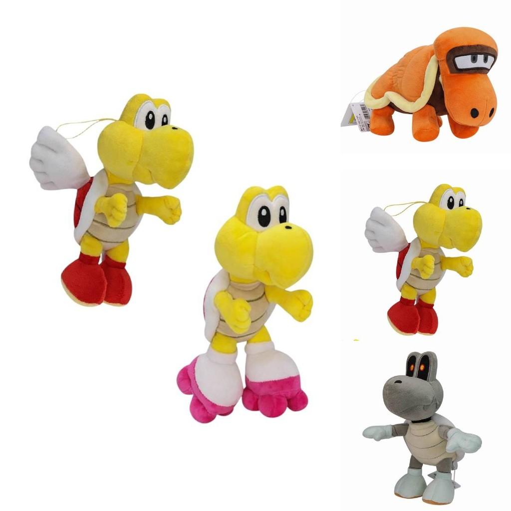 Adorable Mario Flying Slowpoke Turtle Plush Toy With Skull Design And Roller Skates