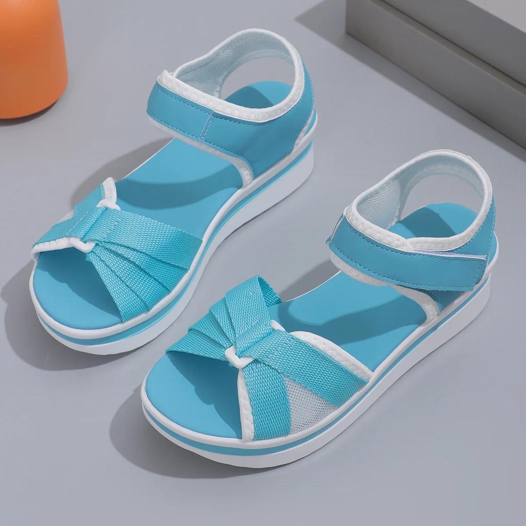 Fashion Summer Flats Sandals Platform Sport Women Shoes New Designer Casual Shoes Fashion Slides Walking Running Sandals Large Size 43