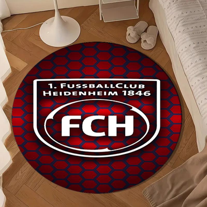 Heidenheim Squad Round mat Home Decor, Chair rug For livingroom,Bedroom, doormat home decor Birthday Gift Christmas Gifts