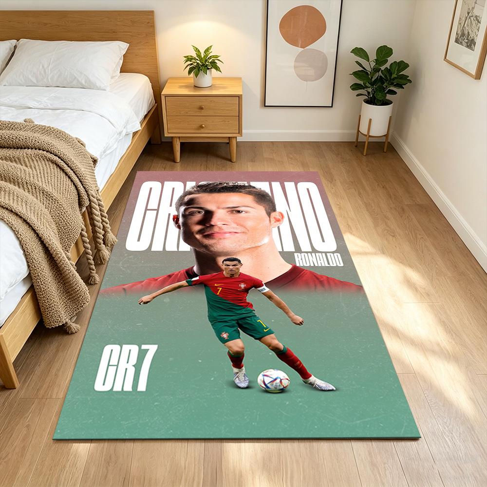 Cristiano Ronaldo Fußmatten Design für Wohnzimmer Foyer Küche Dekorieren Sie den Raum Rutschfeste Teppiche Büro Heimdekoration