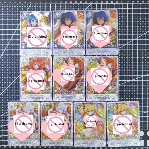 High School D×D ACG Diy Self Control Collect Signature Trading Flash Card Anime Cartoon Original Series Gift