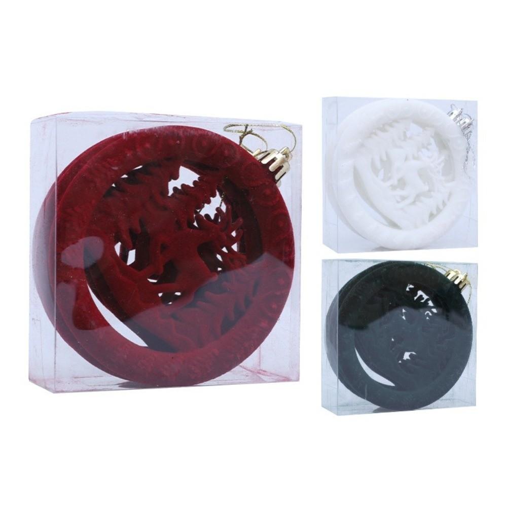 3pcs Cute Christmas Tree Hanging Deer 10cm Xmas Gift Ornaments  Home New Year Decor