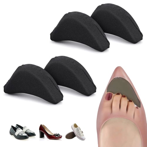 Anboli Toe Cushions, Toe Pads, Shoe Toe Pads, Adjusts Shoe Size, Prevents Shoes from Slipping Off, Sneakers, Pumps, Toe Pads, Men's and Women's, 2 Set