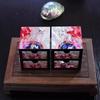 Nine-Colored Deer Lacquer Jewelry Box Handmade Inlaid Shells High-End Storage Wedding Birthday Gift Chinese Non Heritage