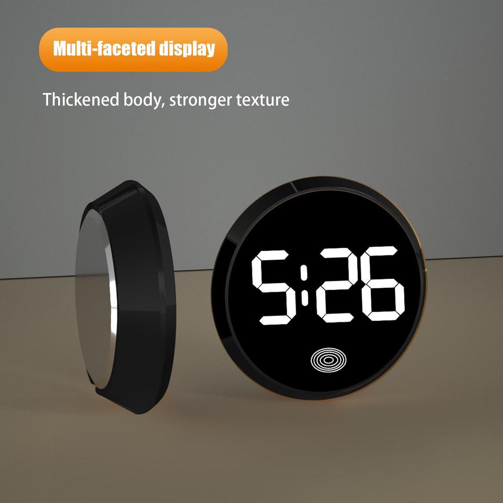 Reloj Digital para Salpicadero de Coche Reloj Electrónico para Salpicadero Reloj para Salpicadero de Vehículo Relojes para Salpicadero de Coche Activados por Tacto Reloj