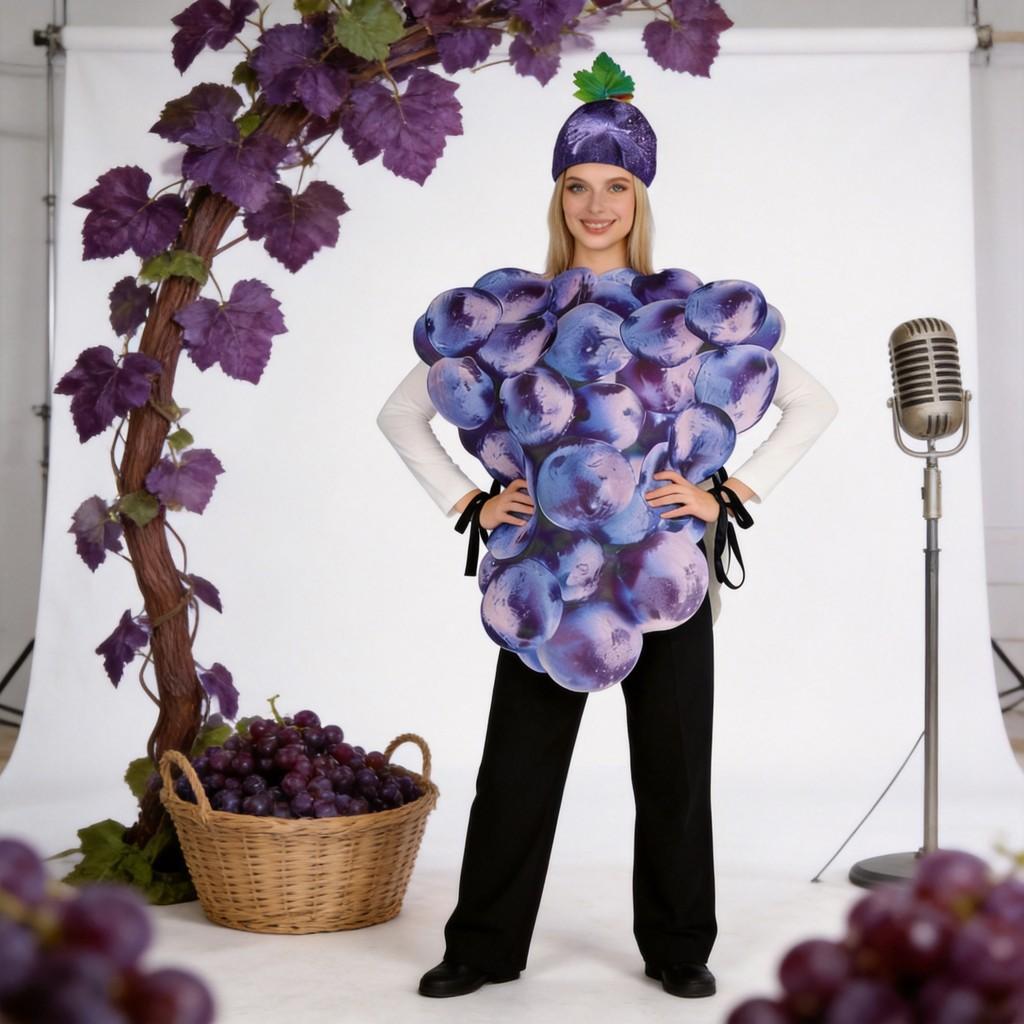 Personaggio del Gioco Uva Per Donne Con Materiale Confortevole Per Cosplay E Halloween