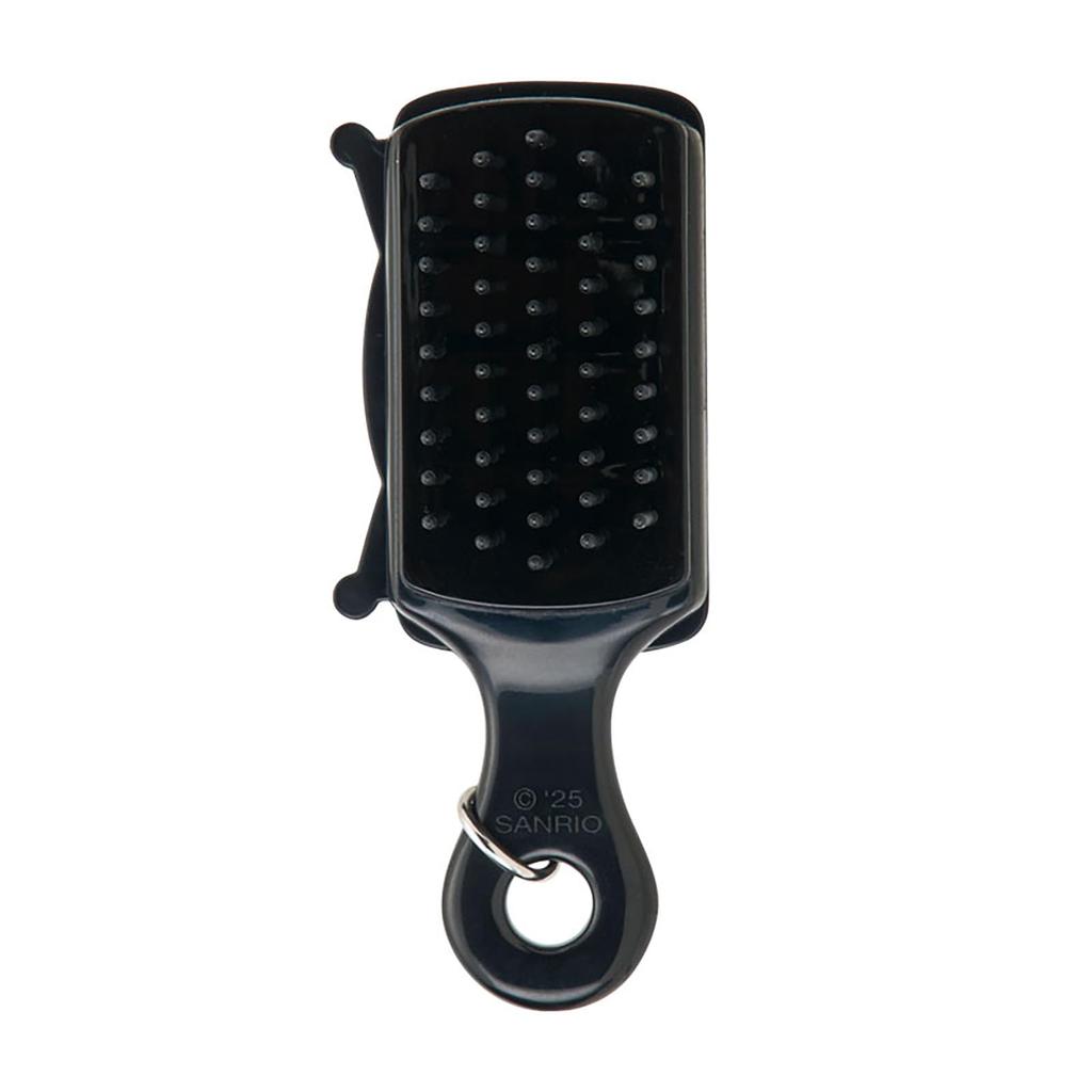 Sanrio Kuromi Mini Brush Charm Deco Body and ABS Resin Brush Polypropylene Keychain Comb 413313 (Kira Miniature) Plate (Bristles)