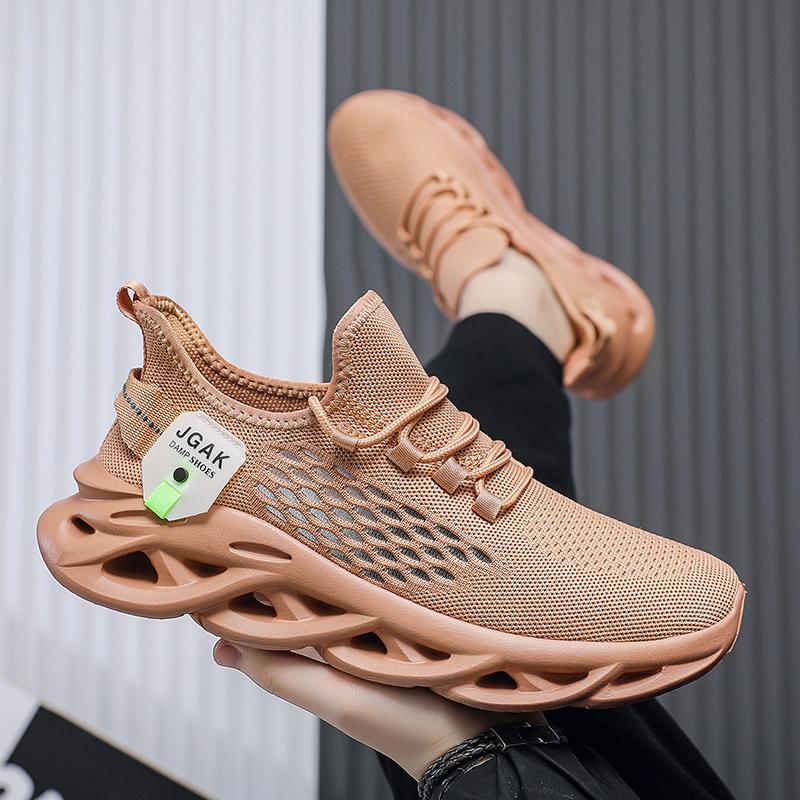 Herren Übergröße Leichte Atmungsaktive Mesh-Schuhe Herren Sneaker Laufschuhe Tennis Sport Herrenschuhe